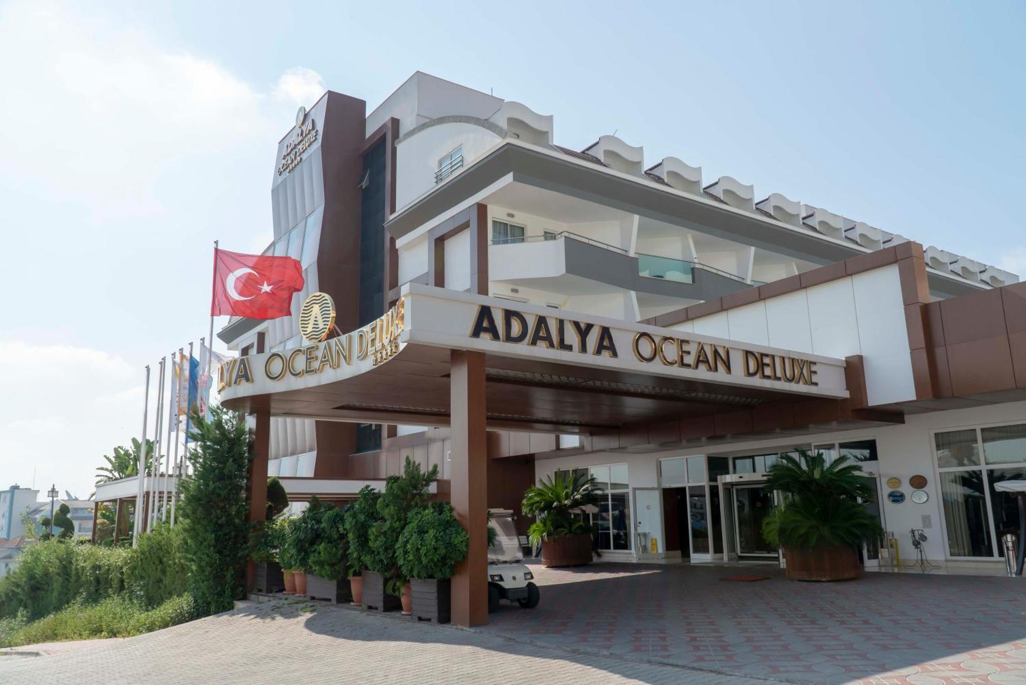 Adalya Ocean Deluxe Hotel Side Exterior photo